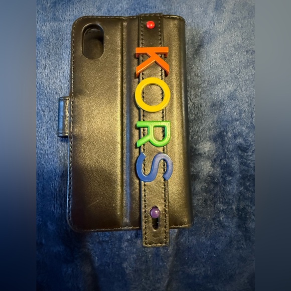 Michael Kors Other - Michael Kors Black Phone Case with Multicolor Letters
wallet case for iphone 12
